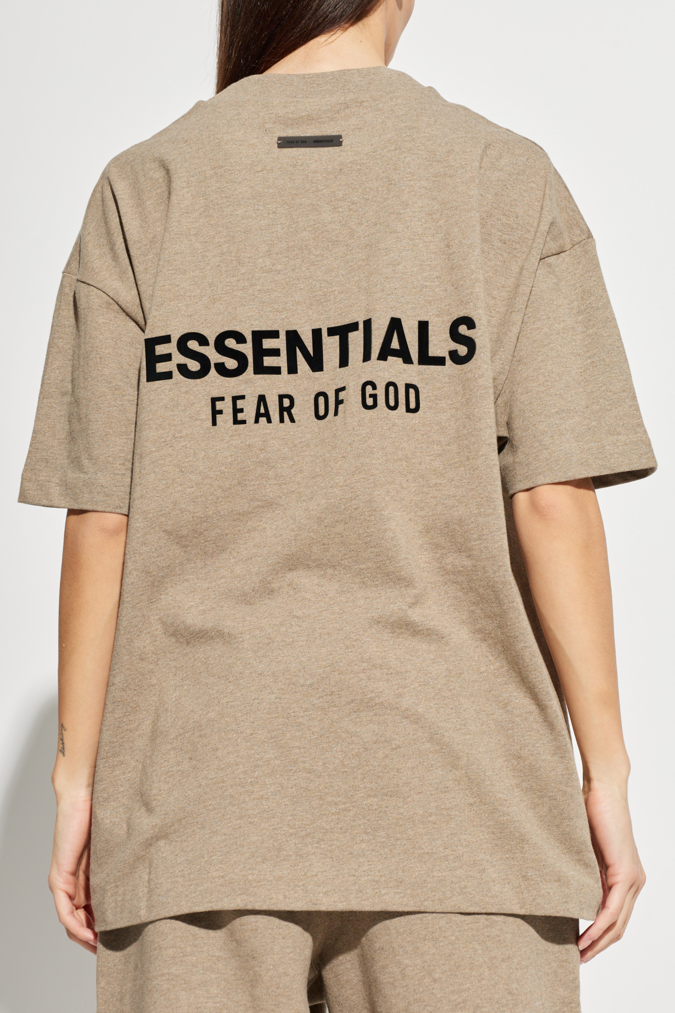 Fear Of God Essentials Cotton T-shirt with logo | Men's | Vitkac